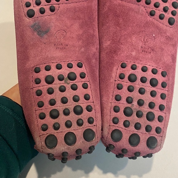 M. GEMI THE FELIZE SUEDE DRIVING SHOE MOCCASIN LOAFER BURGUNDY WOMENS SZ 39 - Picture 13 of 14